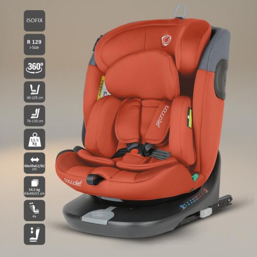Coccolle седиште ATIRA i-Size (40-150 cm) cinnamon brown