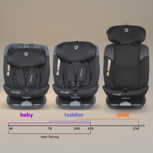 Coccolle седиште ATIRA i-Size (40-150 cm) diamond black