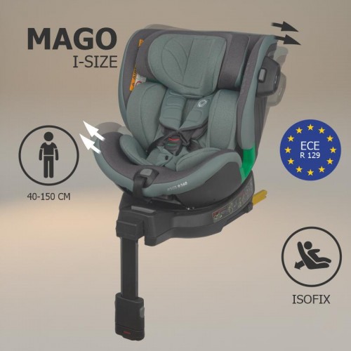Coccolle седиште MAGO i-Size (40-150 cm) greenstone