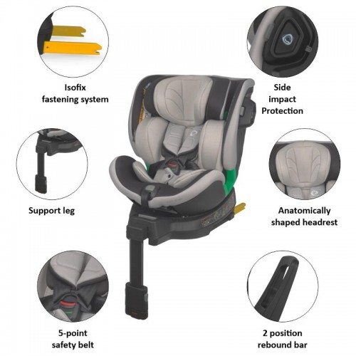 Coccolle седиште MAGO i-Size (40-150 cm) jet black