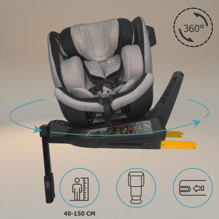 Coccolle седиште MAGO i-Size (40-150 cm) jet black