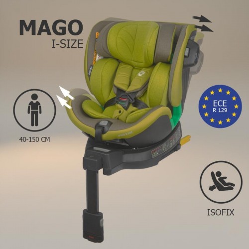Coccolle седиште MAGO i-Size (40-150 cm) olive khaki