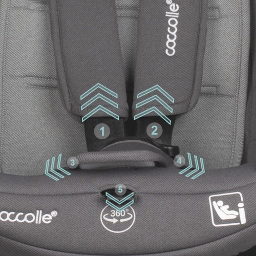 Coccolle седиште SIDRA i-Size (40-150 cm) diamond black