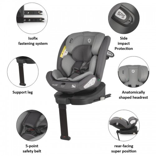 Coccolle седиште SIDRA i-Size (40-150 cm) diamond black