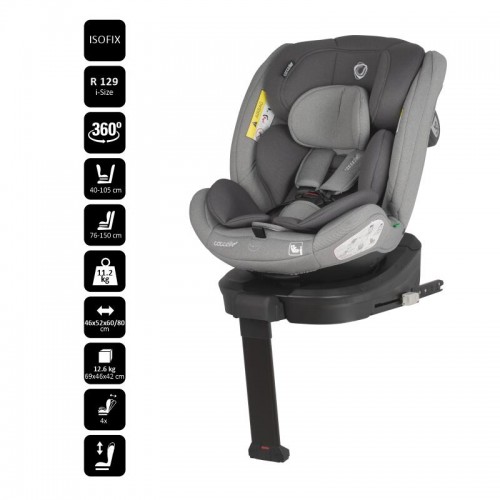 Coccolle седиште SIDRA i-Size (40-150 cm) moonlit grey