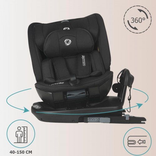 Coccolle седиште VELSA i-Size (40-150 cm) jet black