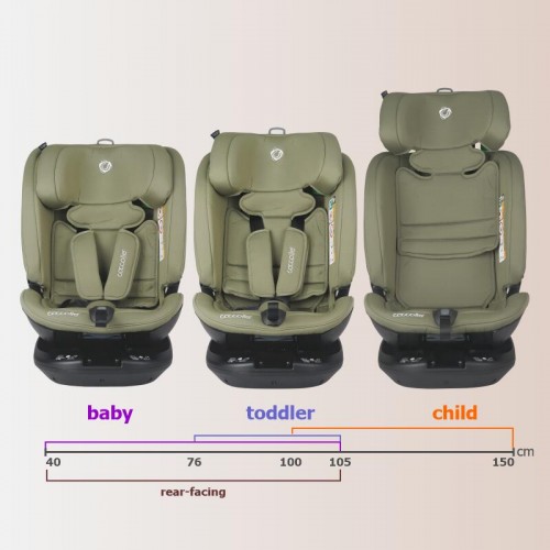 Coccolle седиште VELSA i-Size (40-150 cm) moss green