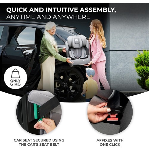 Kinderkraft седиште за во кола - COMFORT UP I-SIZE 76-150CM green