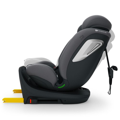 Kinderkraft седиште I-GROW2 PLUS I-SIZE 40-150 cm 0-36 kg isofix grey