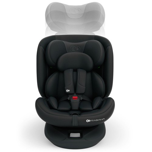 Kinderkraft седиште I-GROW2 PLUS  I-SIZE 40-150 cm 0-36 kg isofix black