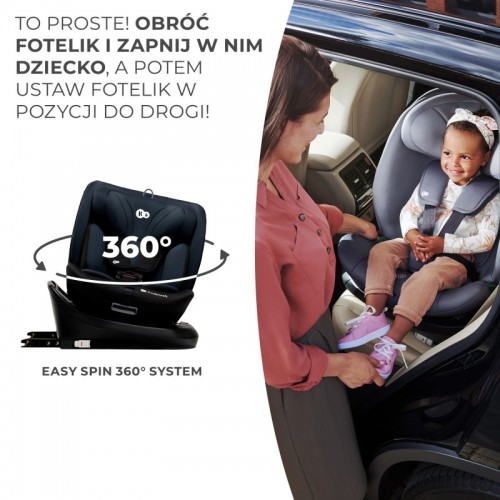 Kinderkraft седиште I-GROW I-SIZE 40-150 cm 0-36 kg isofix black