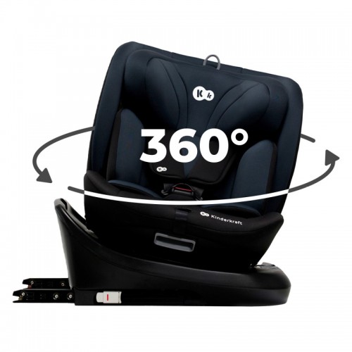 Kinderkraft седиште I-GROW I-SIZE 40-150 cm 0-36 kg isofix black