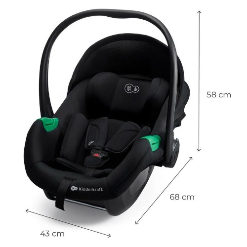 Kinderkraft седиште за во кола - MINK PRO 2 I-size black