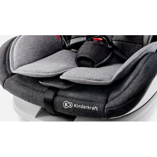 Kinderkraft седиште ONETO3 black/grey 9-36kg isofix
