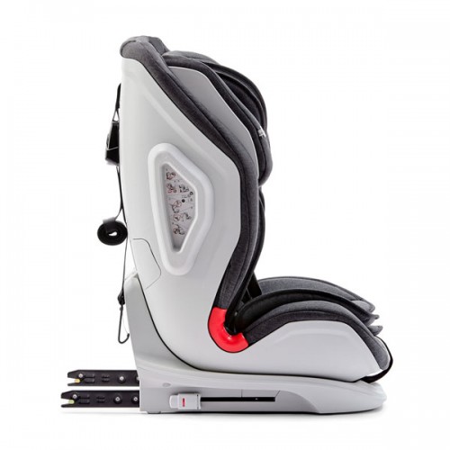 Kinderkraft седиште ONETO3 black/grey 9-36kg isofix