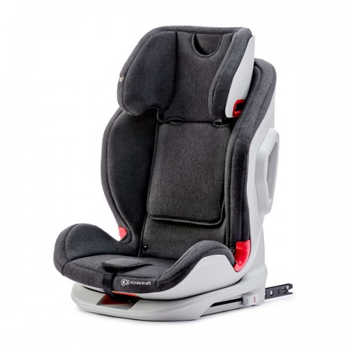 Kinderkraft седиште ONETO3 black/grey 9-36kg isofix