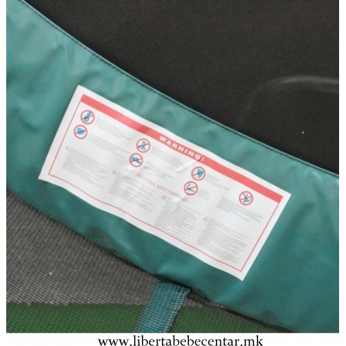 Трамболина со скалички (Ширина:2.44m Висина: 2.05m)