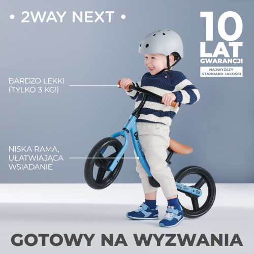 Kinderkraft баланс велосипед 2WAY NEXT light green 