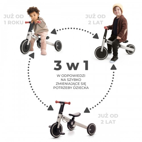 Kinderkraft трицикл 3 in 1 4TRIKE silver grey