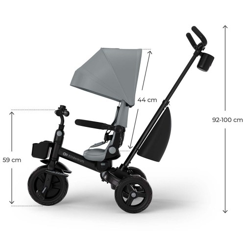 Kinderkraft трицикл AVEO 2 (5 in 1) grey