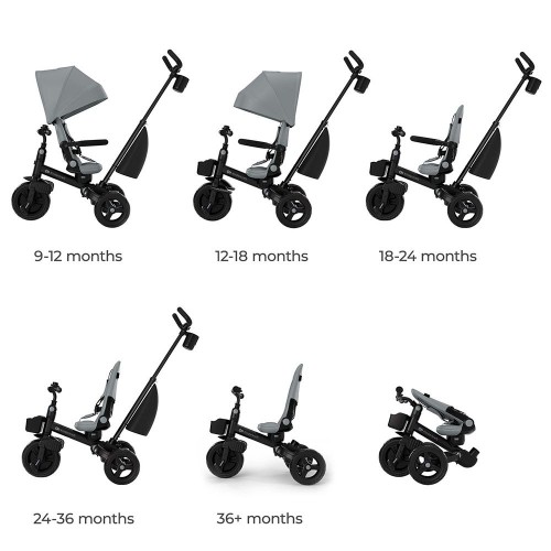 Kinderkraft трицикл AVEO 2 (5 in 1) grey