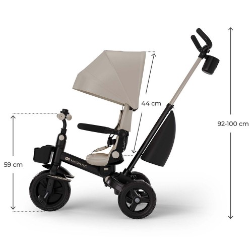 Kinderkraft трицикл AVEO 2 (5 in 1) beige