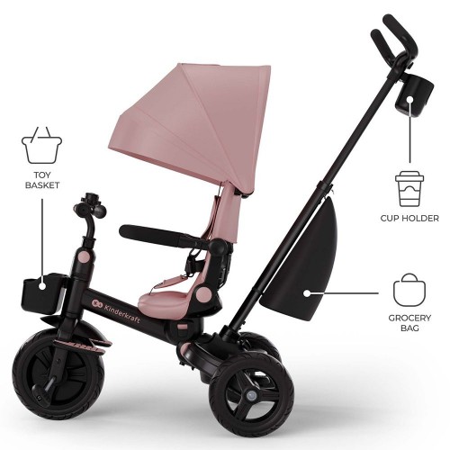 Kinderkraft трицикл AVEO 2 (5 in 1) pink