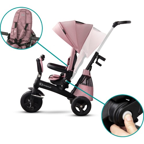 Kinderkraft трицикл EASY TWIST (5 in 1) platinum grey