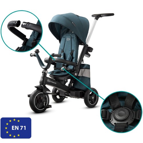 Kinderkraft трицикл EASY TWIST (5 in 1) midnight green