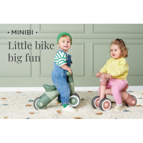 Kinderkraft баланс велосипед MINIBI candy pink