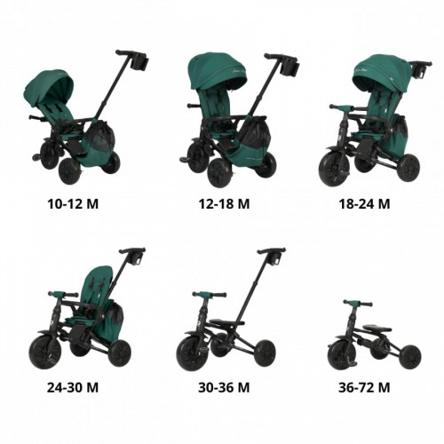 QPlay трицикл NOVA MAX (6 in 1) green
