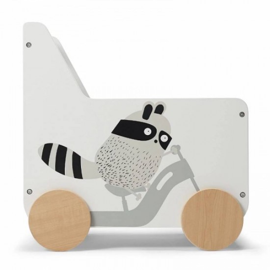 Kinderkraft RACOON TOY BOX - кутија за играчки