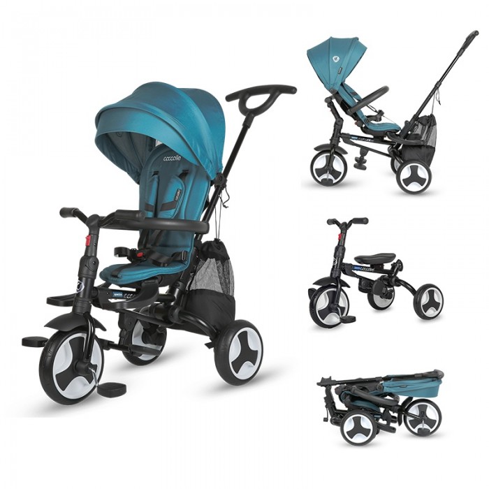 Coccolle трицикл на склопување SPECTRA PLUS (5 in 1) atlantic blue 2025