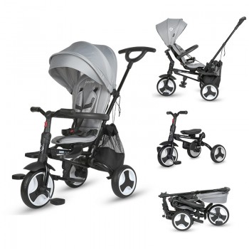 Coccolle трицикл на склопување SPECTRA PLUS  (5 in 1) neutral grey 2025