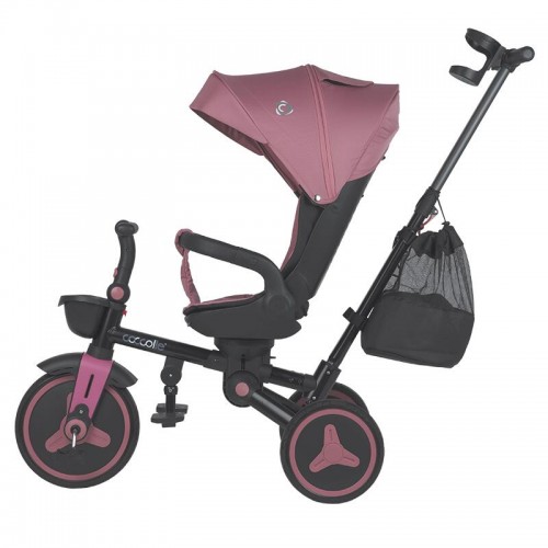 Coccolle мултифункционален трицикл URBIO PLUS smoked pink