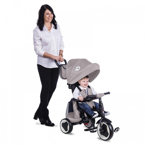 QPlay трицикл RITO PLUS grey