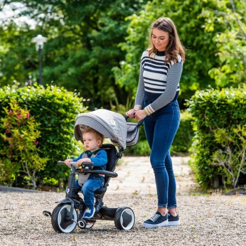 QPlay трицикл RITO PLUS grey