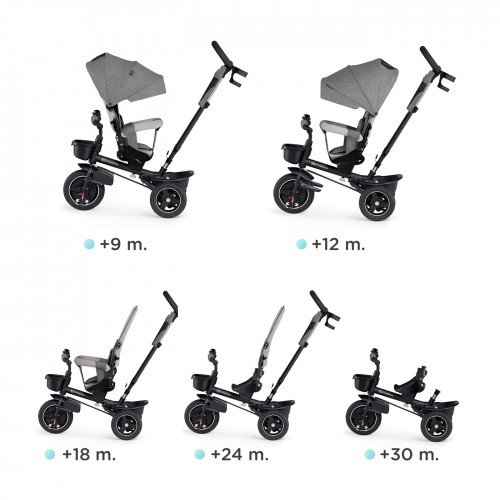 Kinderkraft трицикл SPINSTEP (5 in 1) grey