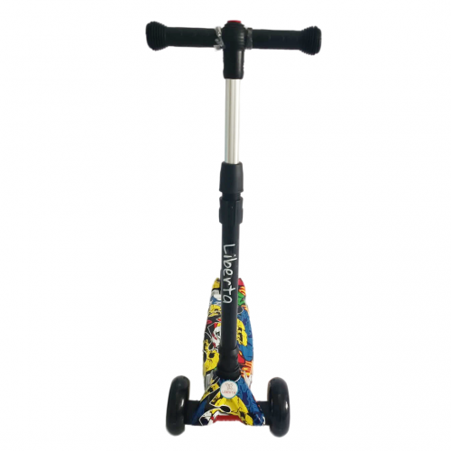 LIBERTA Тротинет за деца - GRAFITI L yellow