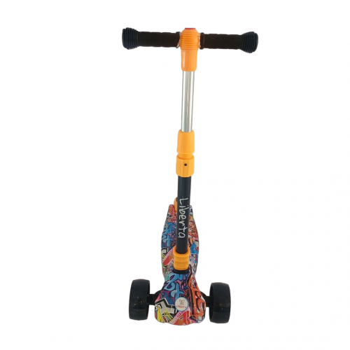 LIBERTA Тротинет за деца - GRAFITI XL yellow