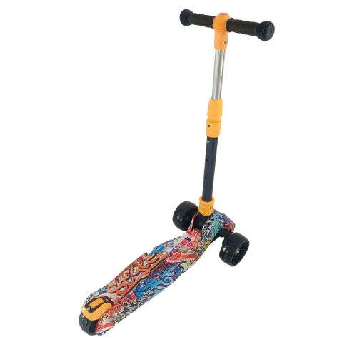 LIBERTA Тротинет за деца - GRAFITI XL yellow