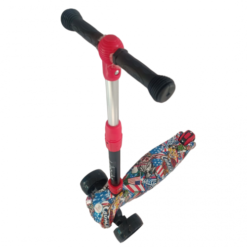 LIBERTA Тротинет за деца - GRAFITI XL red