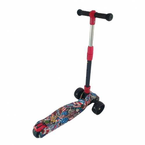 LIBERTA Тротинет за деца - GRAFITI XL red