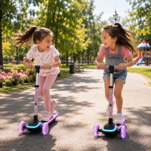 Kinderkraft тротинет RAKET pink