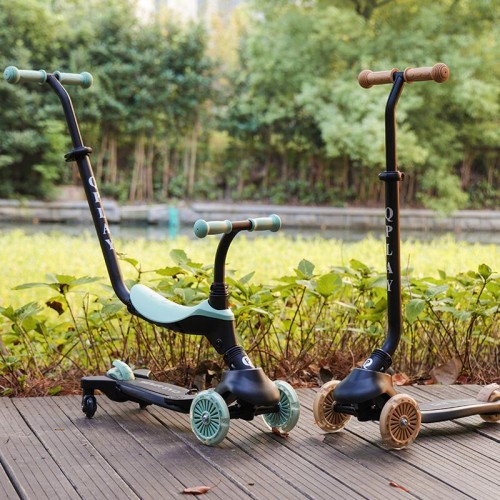 QPLAY тротинет за деца SEMA 5 in 1 EVO green