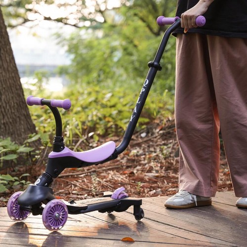 QPLAY тротинет за деца SEMA 5 in 1 EVO violet