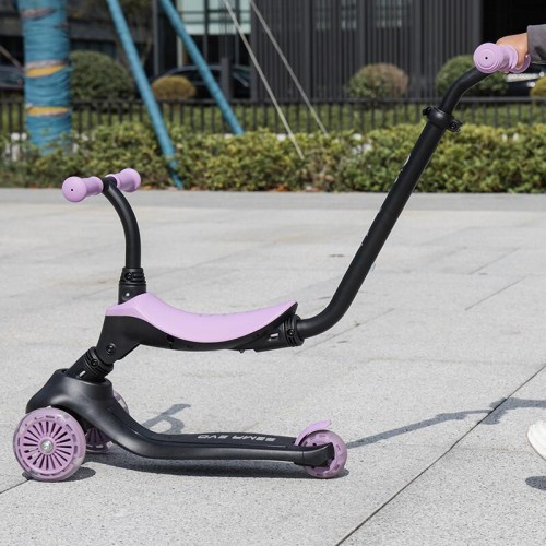 QPLAY тротинет за деца SEMA 5 in 1 EVO violet