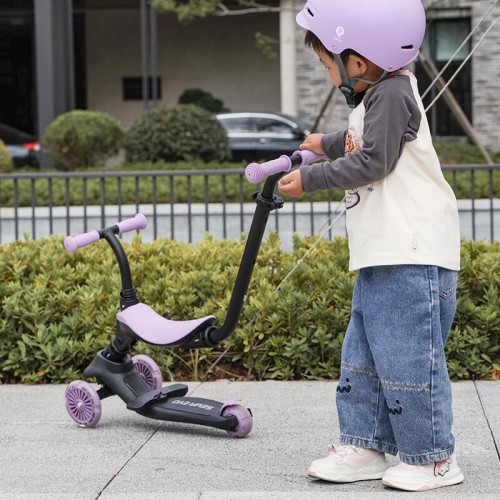QPLAY тротинет за деца SEMA 5 in 1 EVO violet