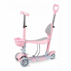 QKIDS ILI 3 in 1 тротинет за деца pink