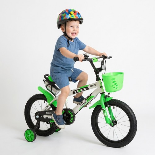 Детски велосипед TIGER 16" green